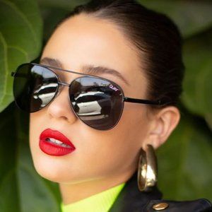 Quay Australia Polarized Aviator Sunglasses